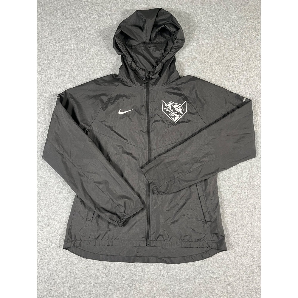 Nike Womens Miler Repel Running Jacket Medium Black Windbreaker Knight DH8117